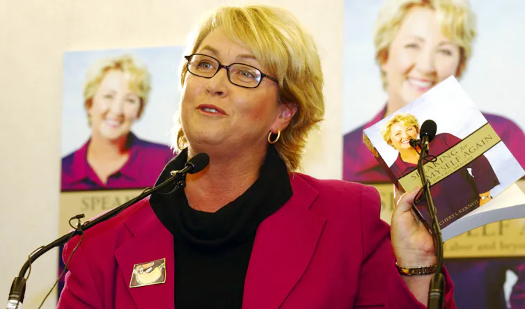 Former Labor MP and Democrats leader Cheryl Kernot with her new book.