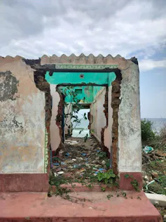 Abandoned home in India