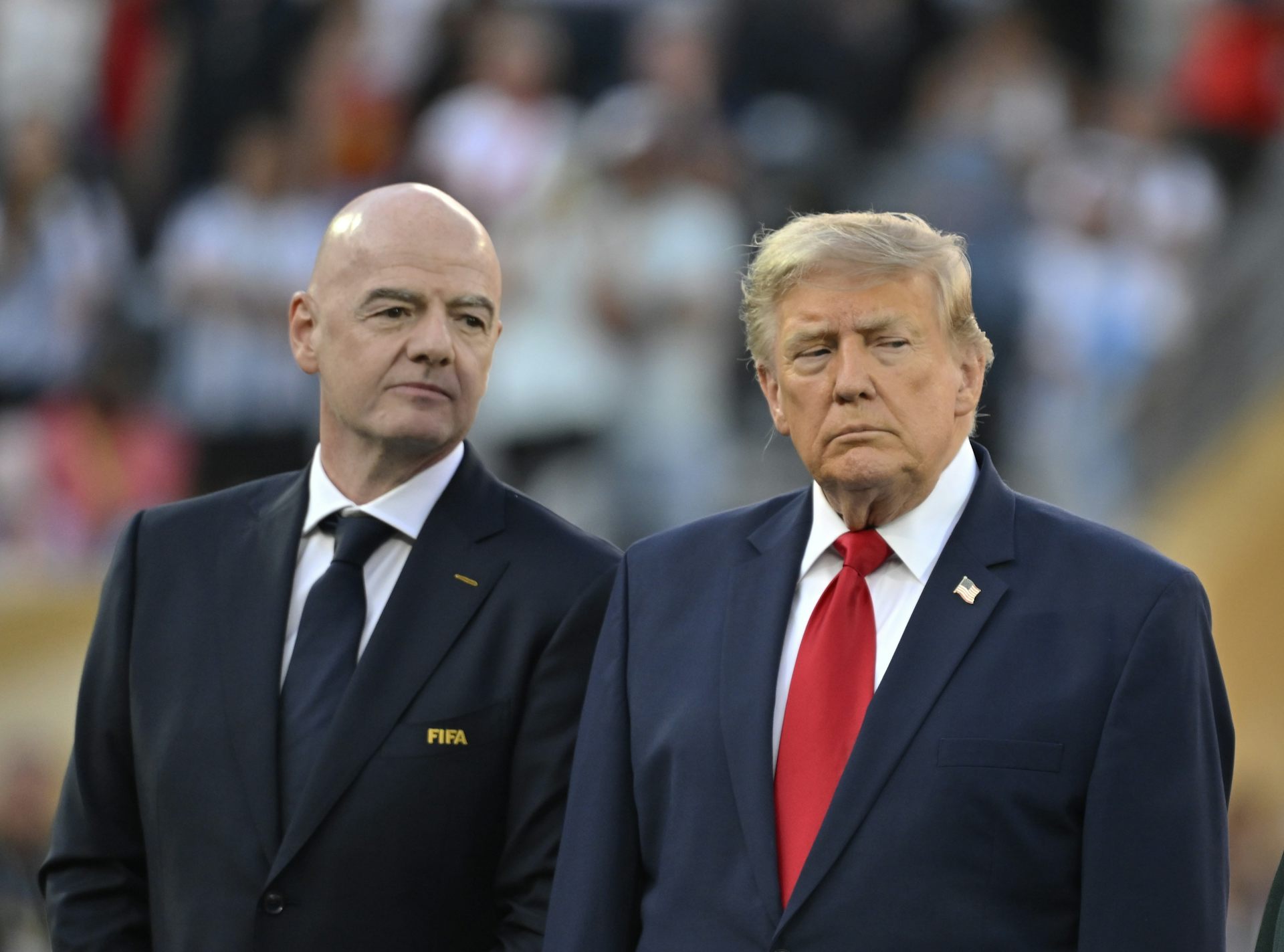 Infantino and US president Donald Trump at the 2026 World Cup