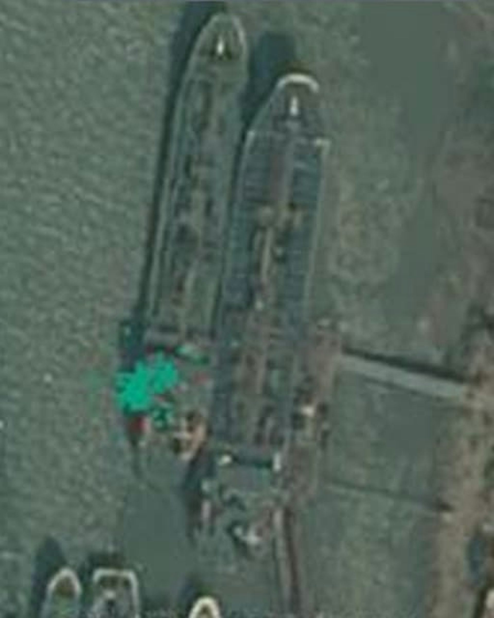 After image of a green deck