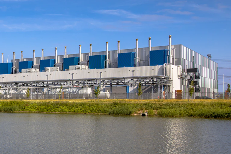 Google data centre in Delfzijl, The Netherlands.