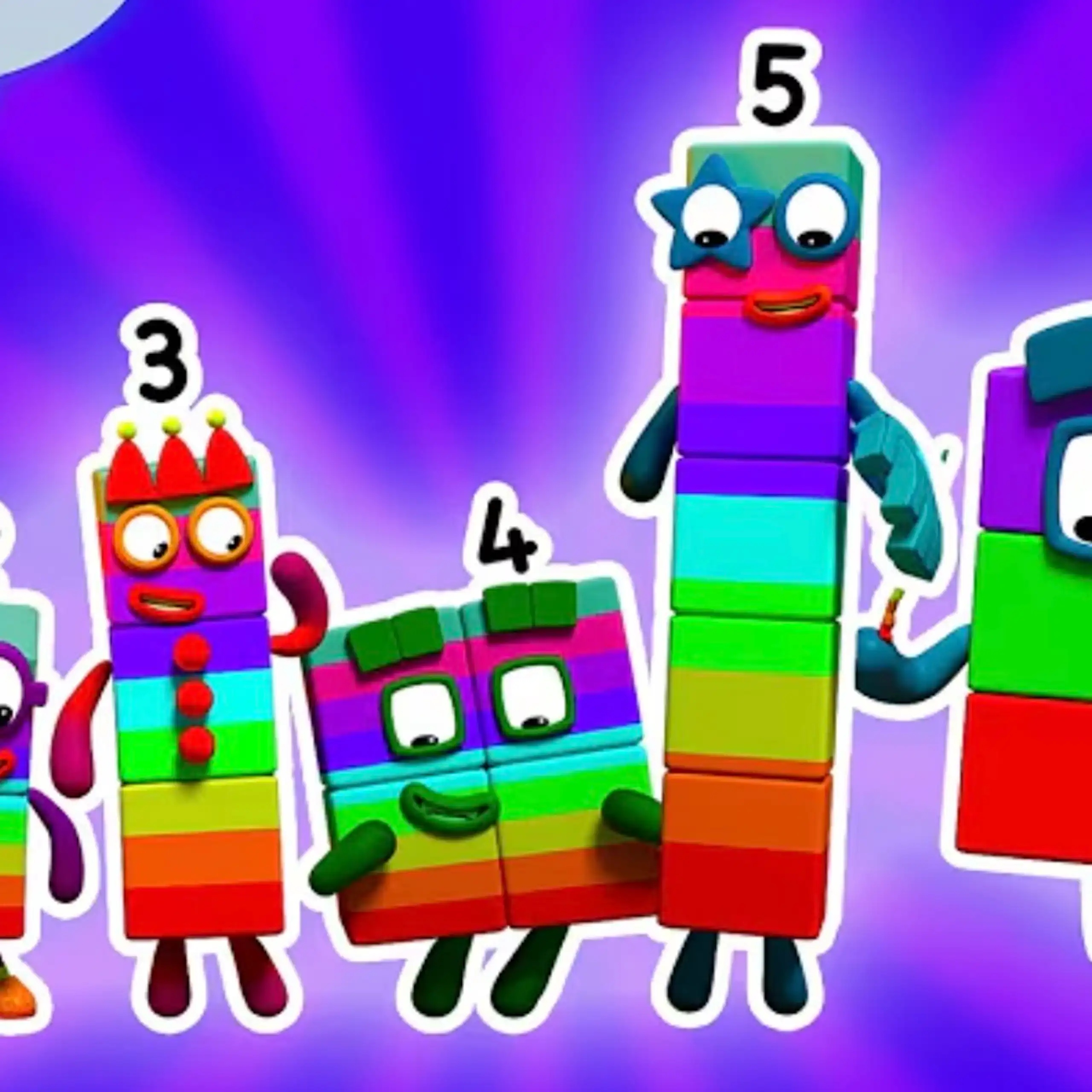 Los 'number blocks' son ppersonajes con forma de policubo.