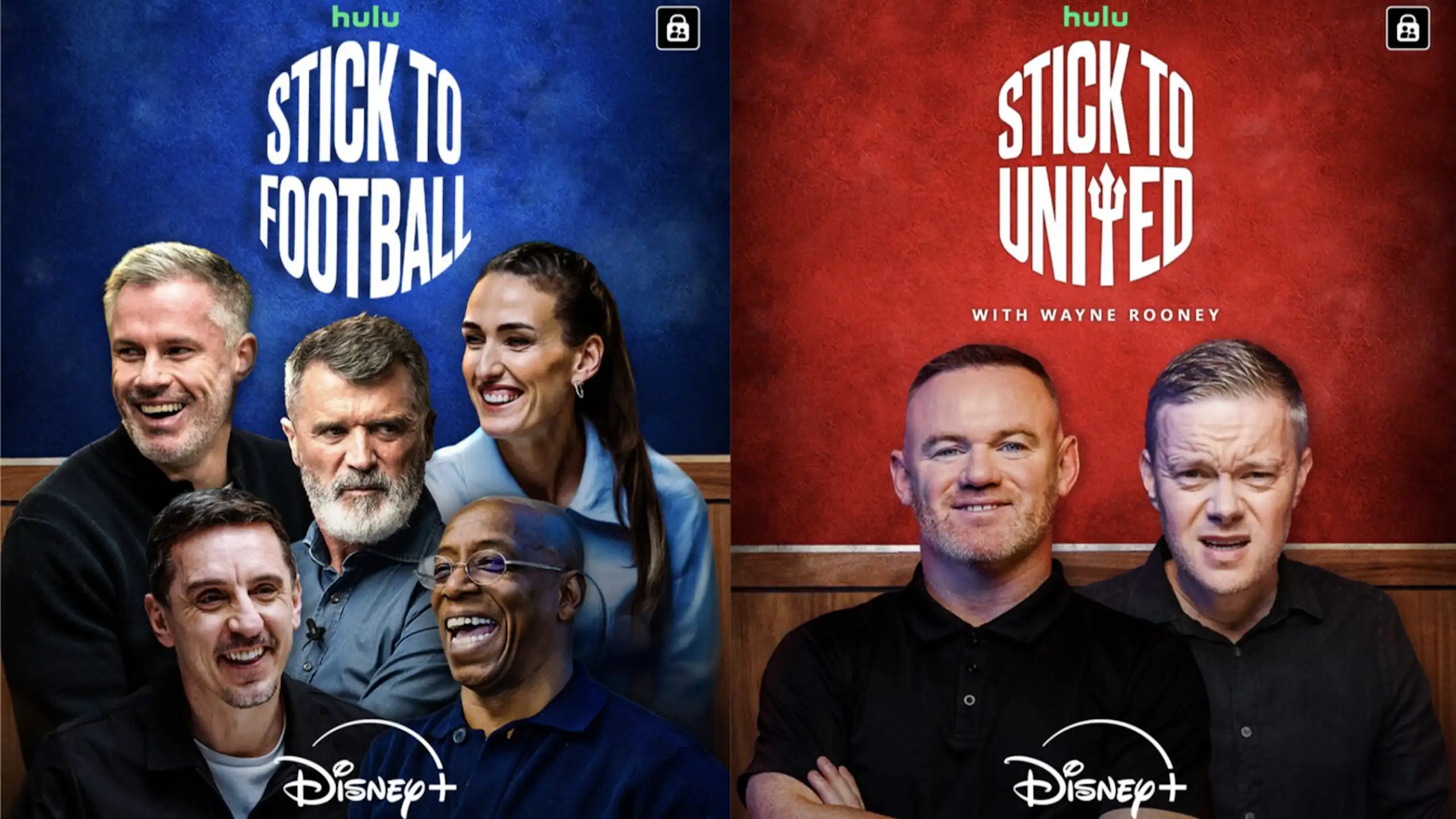 Stick to Football and Stick to United posters