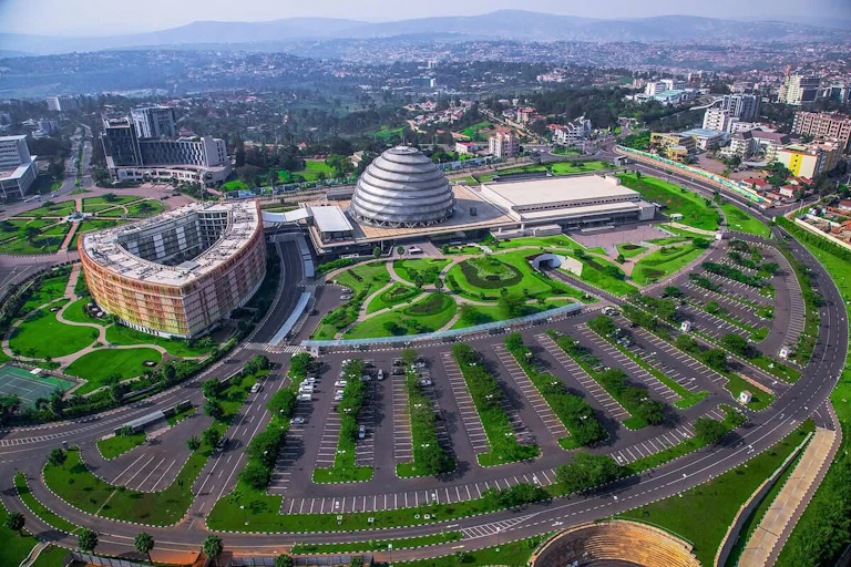 Aerial view of a city
