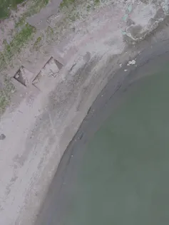 Estructuras altoimperiales excavadas en el Danubio.