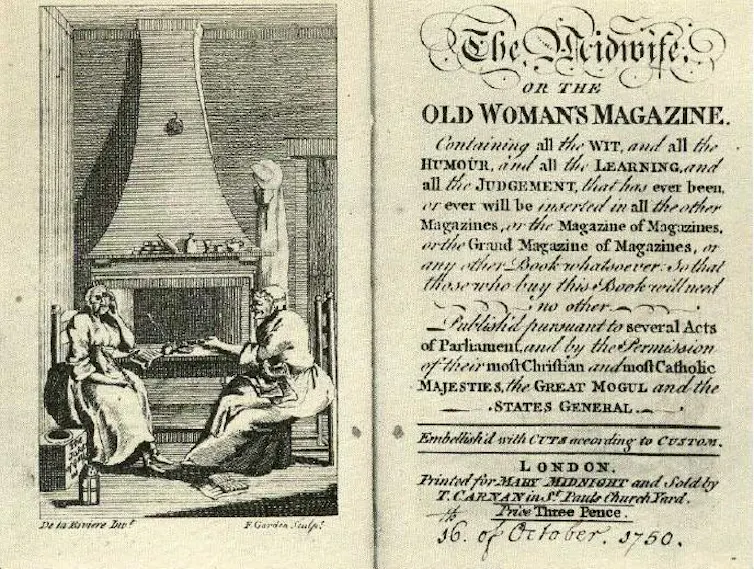 The Midwife's title page.