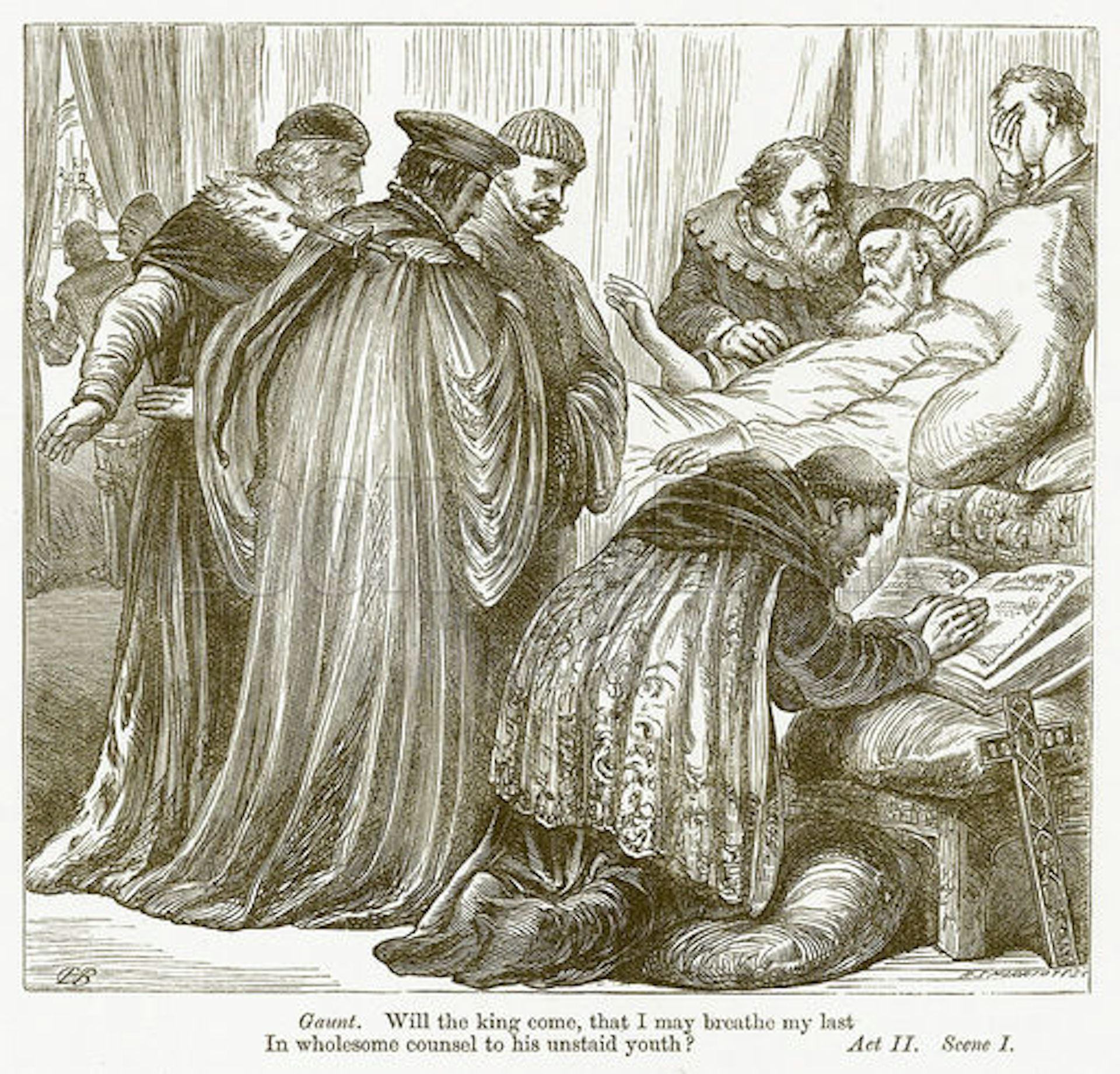 John of Gaunt giving his dying 