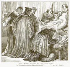 John of Gaunt giving his dying