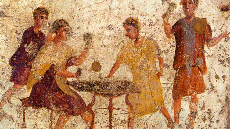 A fresco from a villa