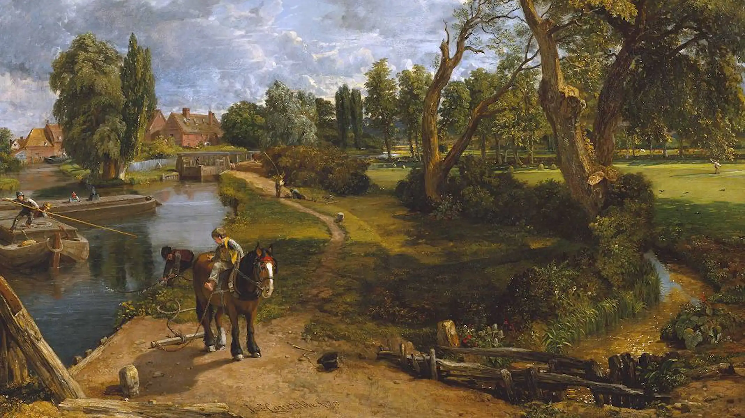 Flatford Mill by John Constable (1817)