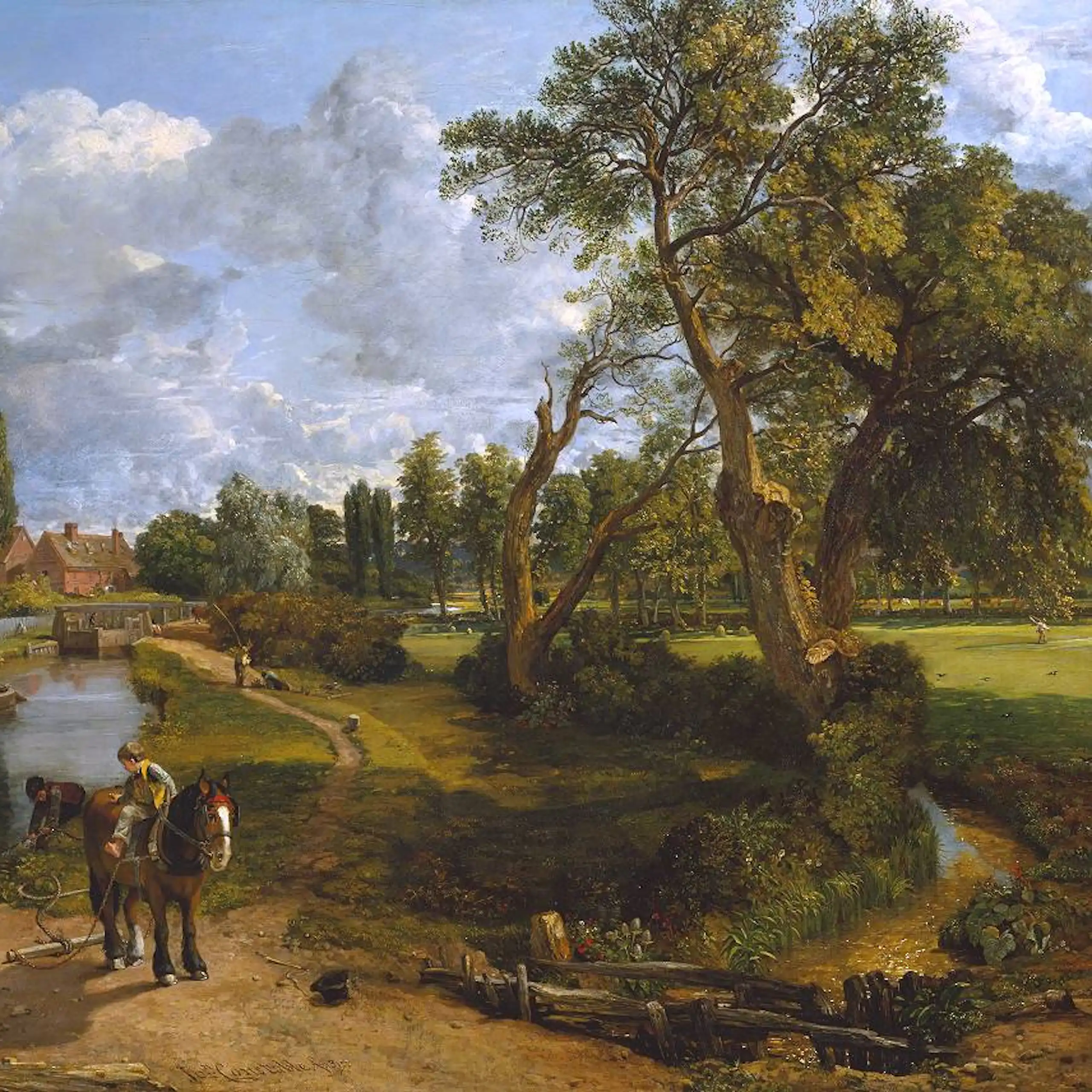 Flatford Mill by John Constable (1817)