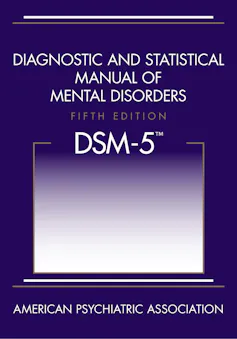 Cover of the Diagnostic and Statistical Manual of Mental Disorders Fifth Edition, by the American Psychiatric Association