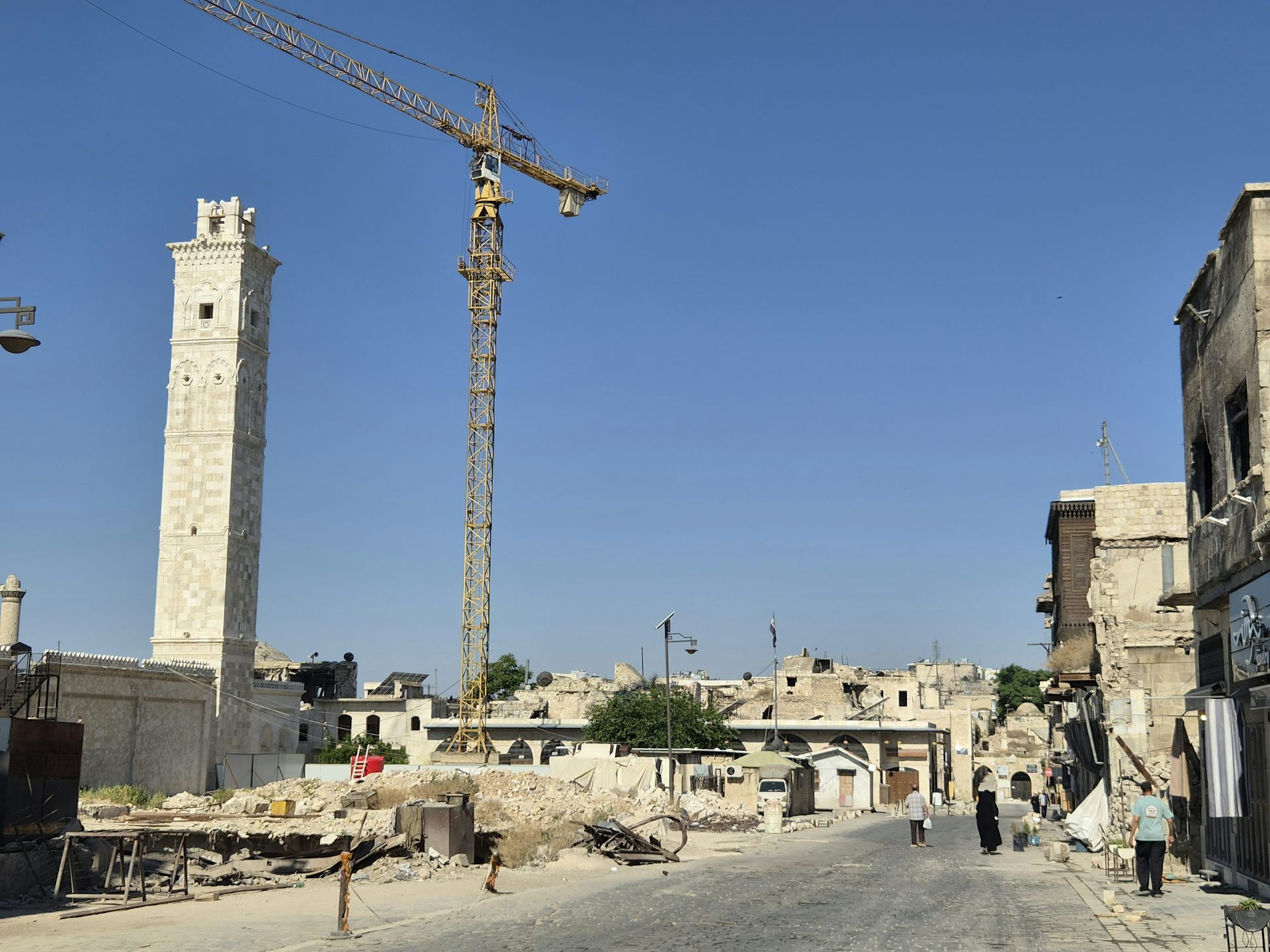 Work in the Old City of Aleppo