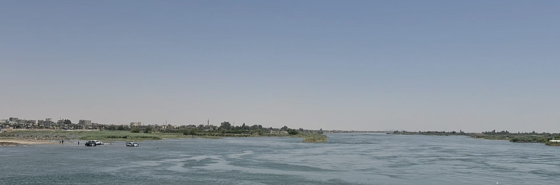 The river outside Raqqa