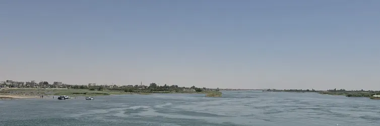 The river outside Raqqa