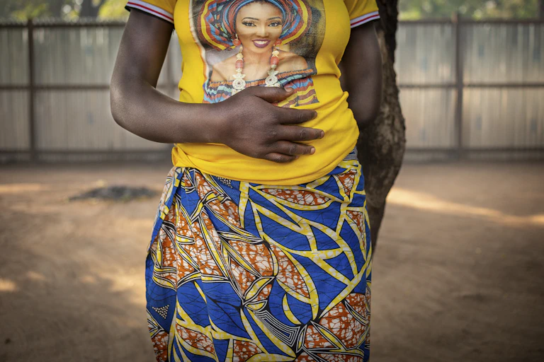 A pregnant adolescent