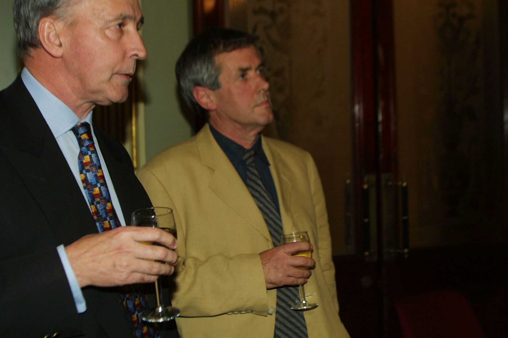 Don Watson and Paul Keating at the launch of Recollections of a Bleeding Heart