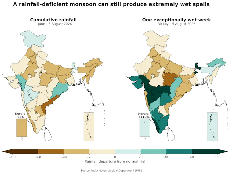 Shaded map of India