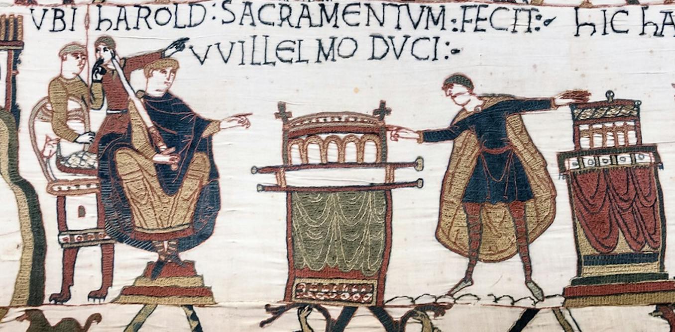The Bayeux tapestry’s lesser-known tale of bromance: William and Harold were friends before they were enemies