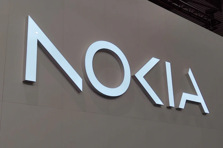 A large image of the Nokia logo