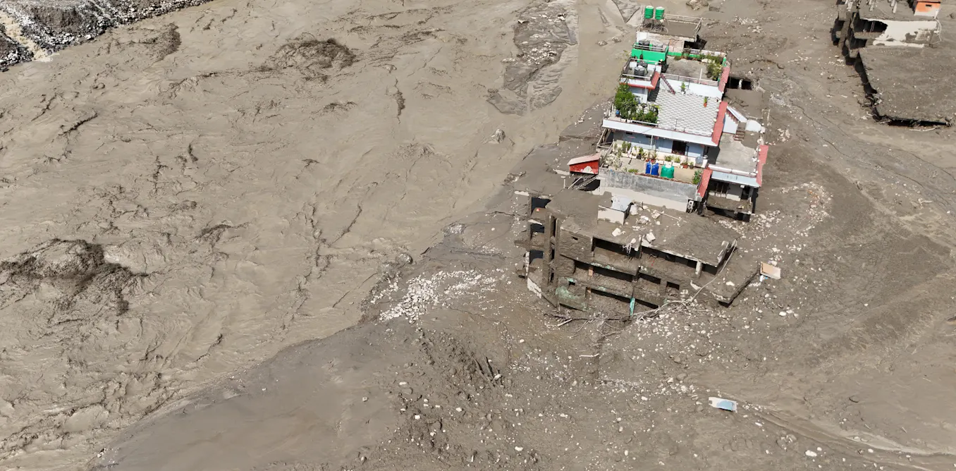How does a collapsing glacier turn into a lethal wall of mud and water? An expert explains what happened in Nepal