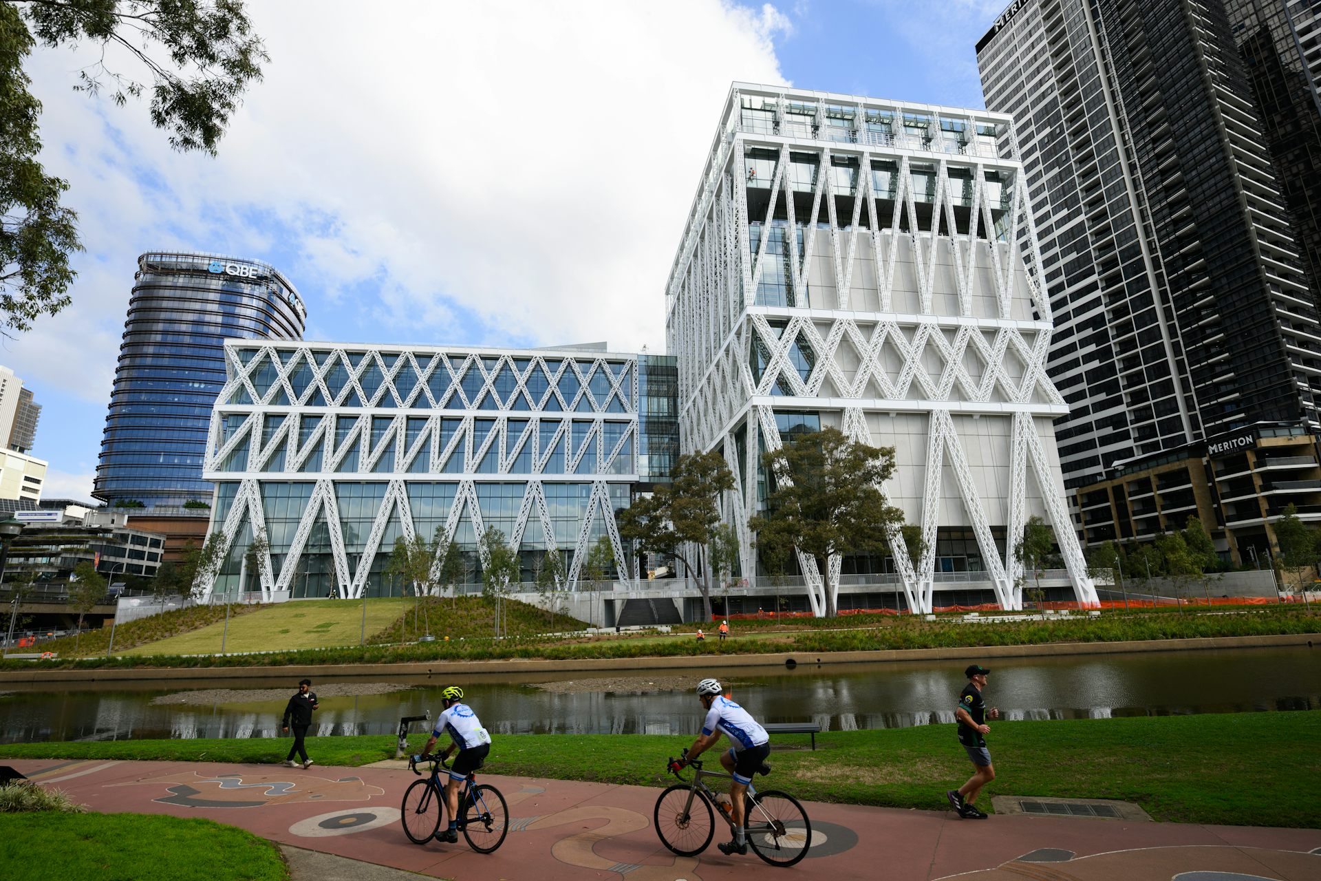 A general view of  the large Powerhouse Parramatta building in Sydney.