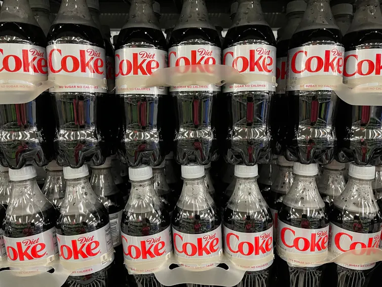 Rack of Diet Coke