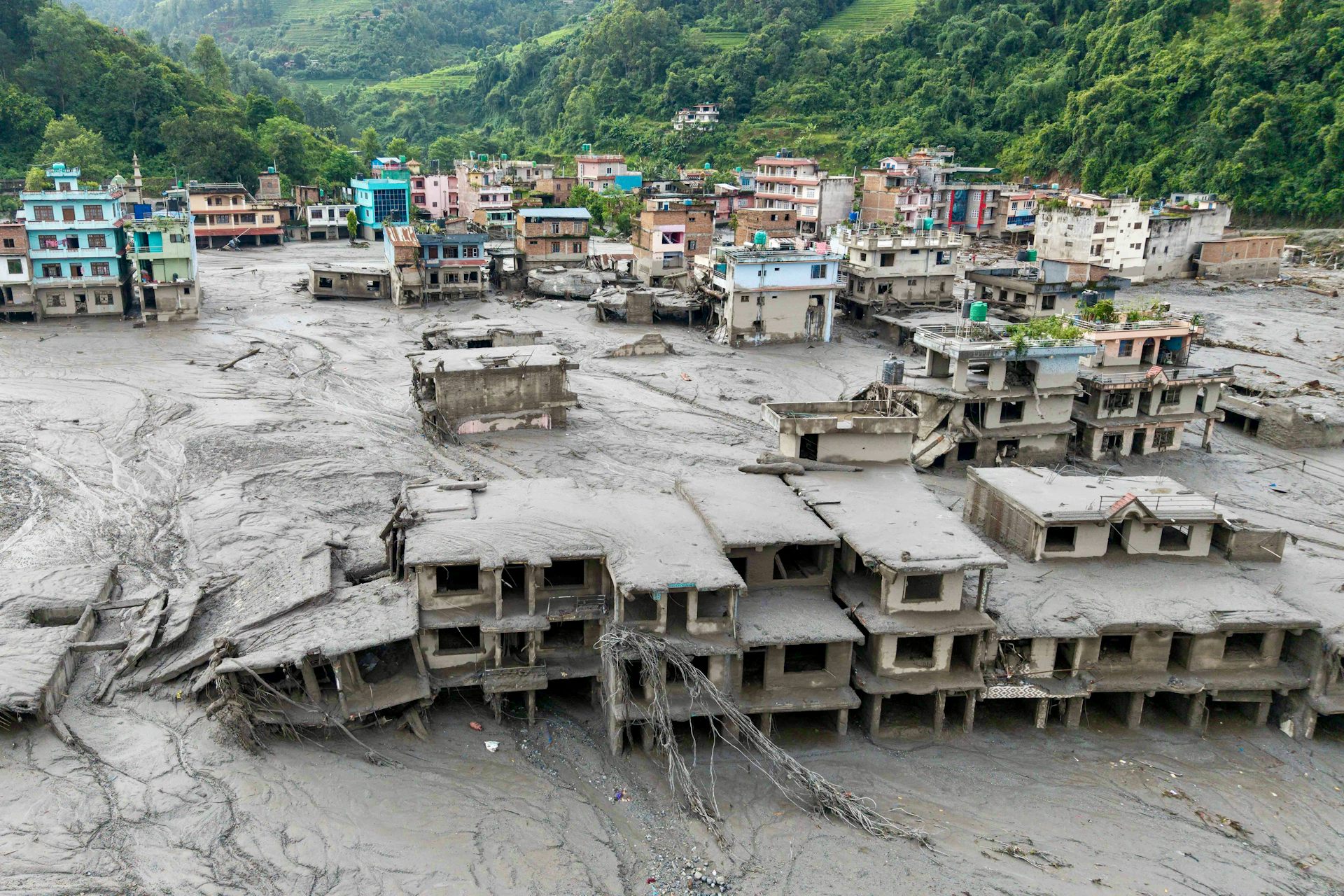 When a mountain falls: How ice and rock triggered Nepal’s catastrophic flood – and why climate change is raising the risks