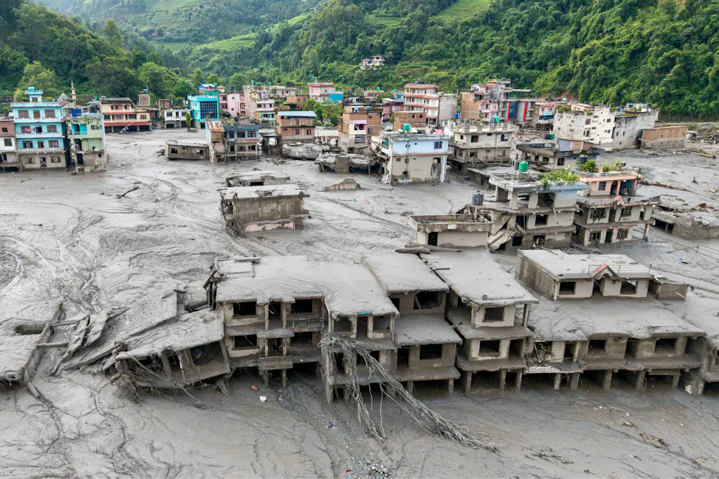 When a mountain falls: How ice and rock triggered Nepal’s catastrophic flood – and why climate change is raising the risks