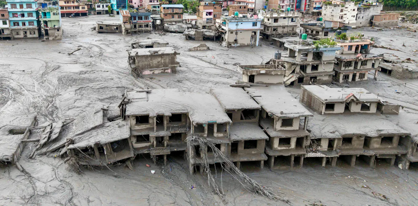 When a mountain falls: How ice and rock triggered Nepal’s catastrophic flood – and why climate change is raising the risks When a mountain falls: How ice and rock triggered Nepal’s catastrophic flood – and why climate change is raising the risks