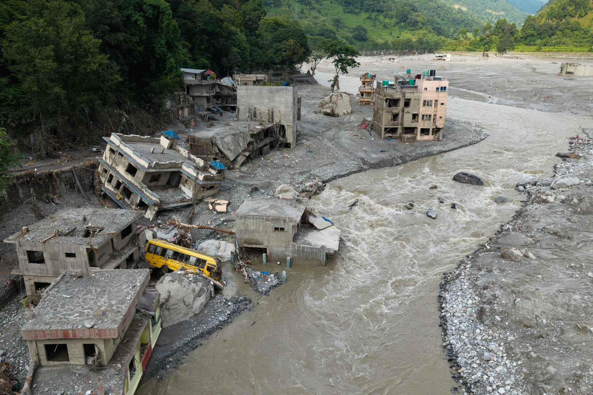 The collapse of a mountainside triggered Nepal’s devastating floods. As the region’s mountains heat up, it won’t be the last