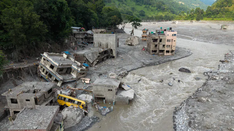 aftermath of flood