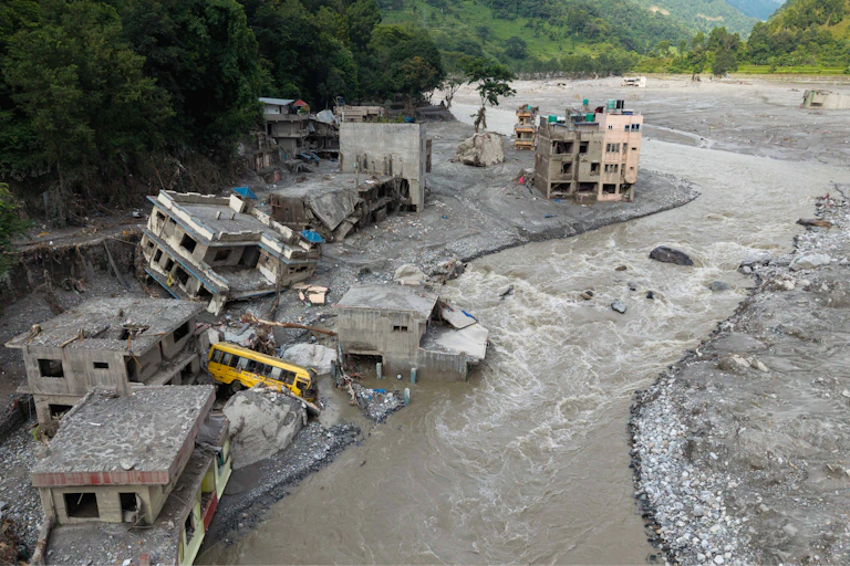 aftermath of flood