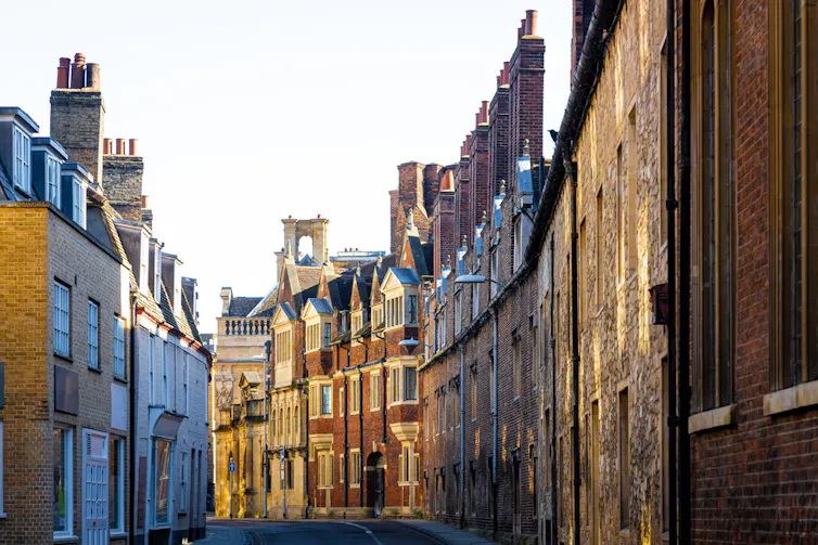 A street scene in Cambridge