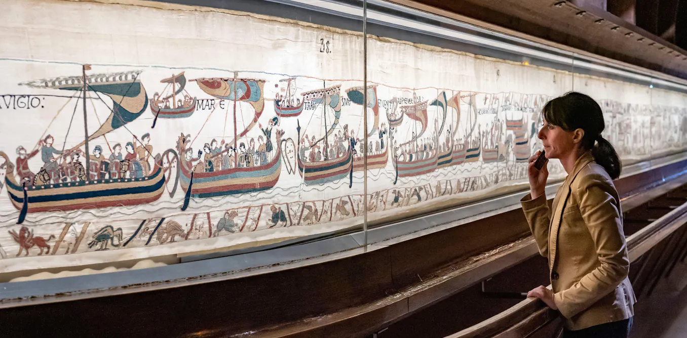 Photo: theconversation.com Bayeux Tapestry Makes Historic First Trip to UK for British Museum Exhibit