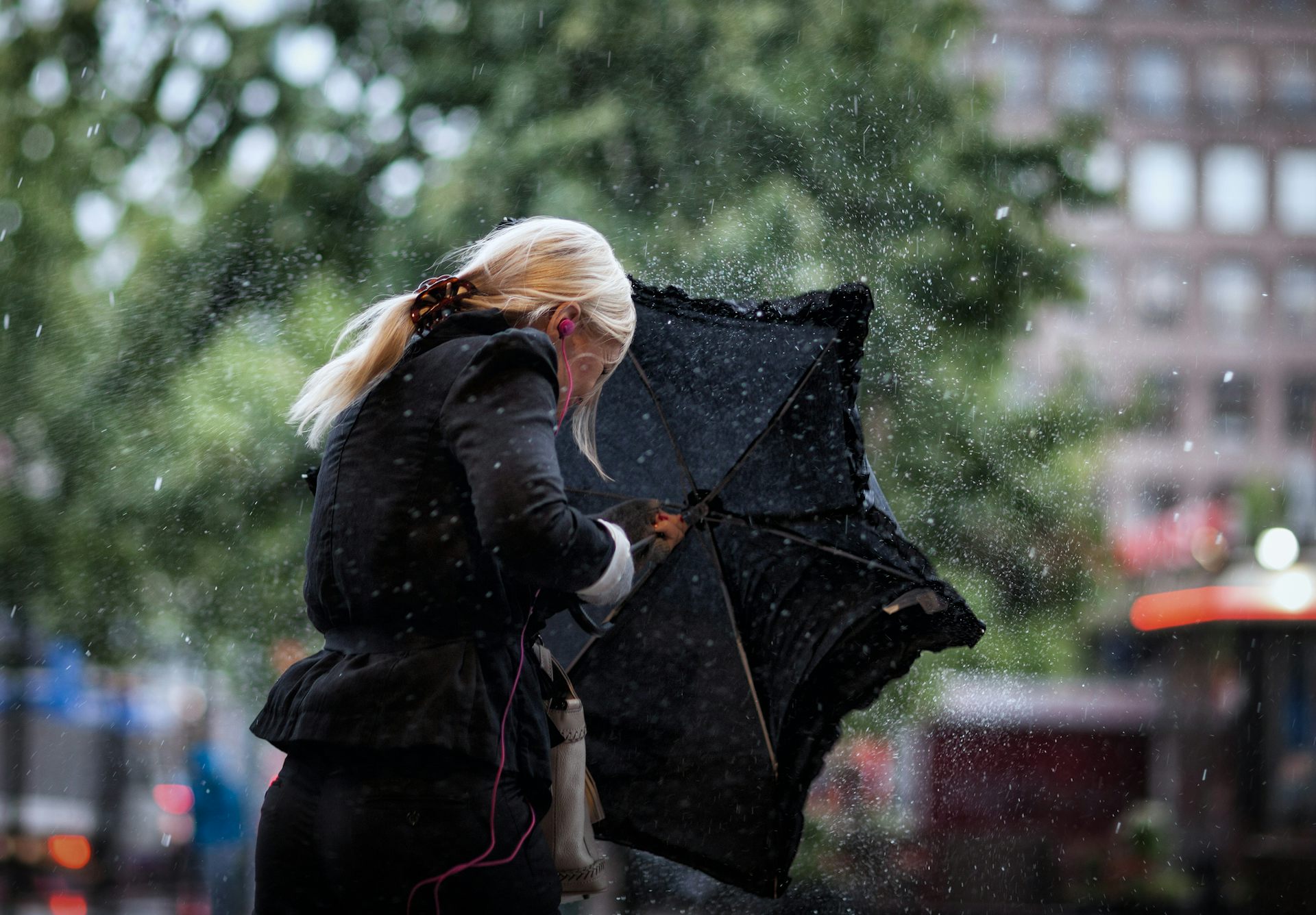Сильный ветер в окна. Сильный ветер и дождь осень. Блондинка под зонтом в дождь. Зонт под дождем. Осень дождь девушка.