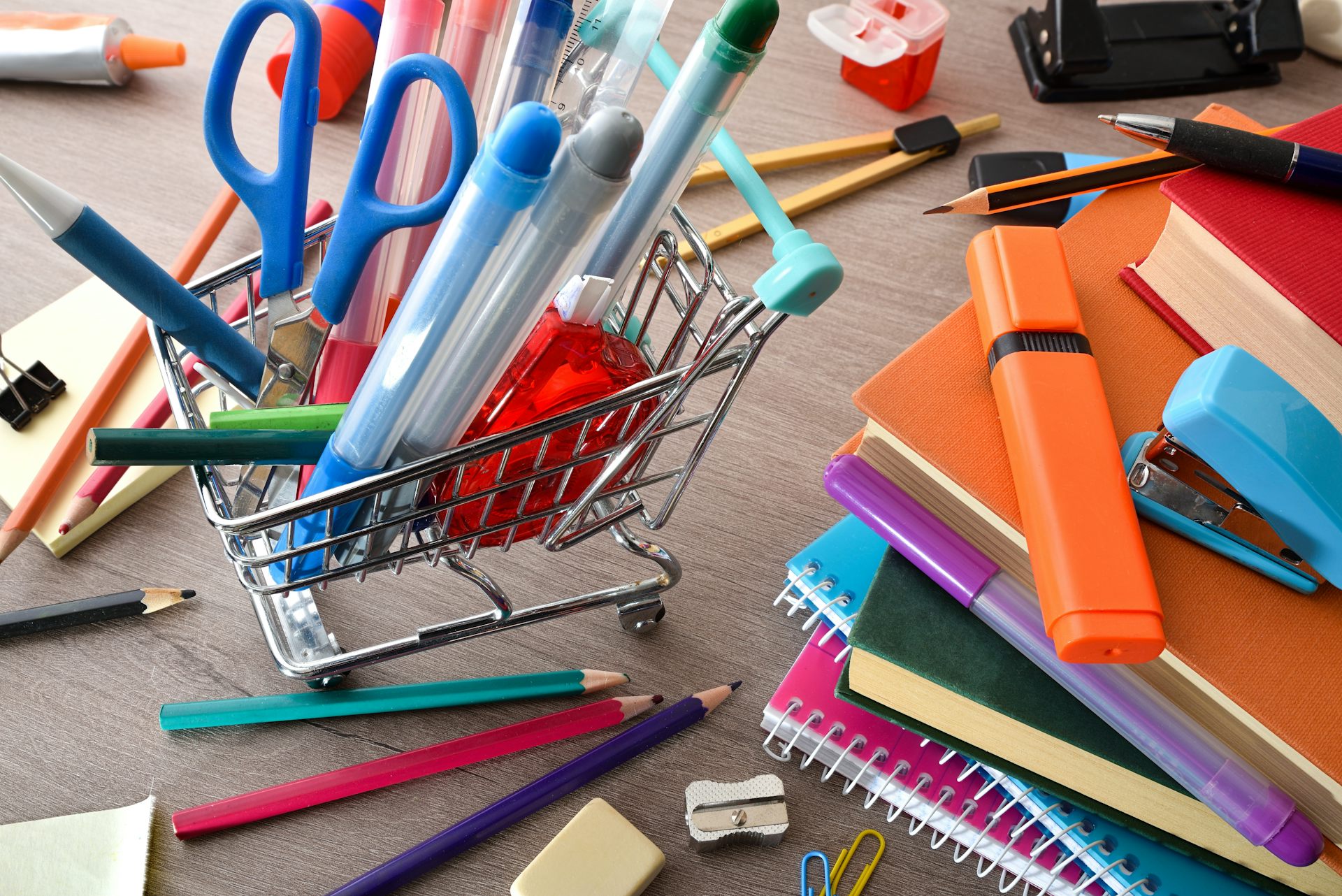 Des fournitures scolaires