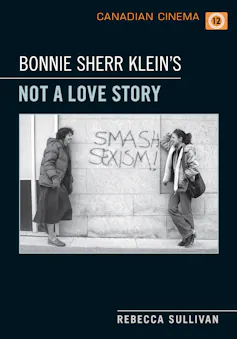 Book jacket showing two women in front of a spraypainted wall that says smash sexism.