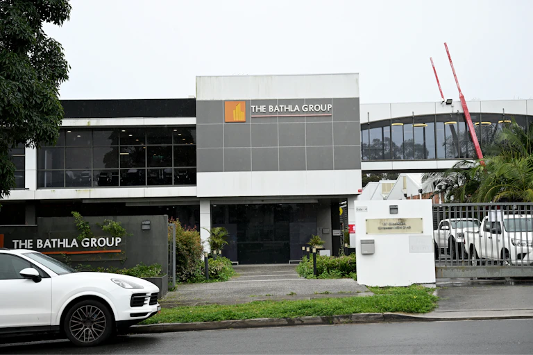 The Bathla Group's Sydney headquarters, photographed in late August 2026.