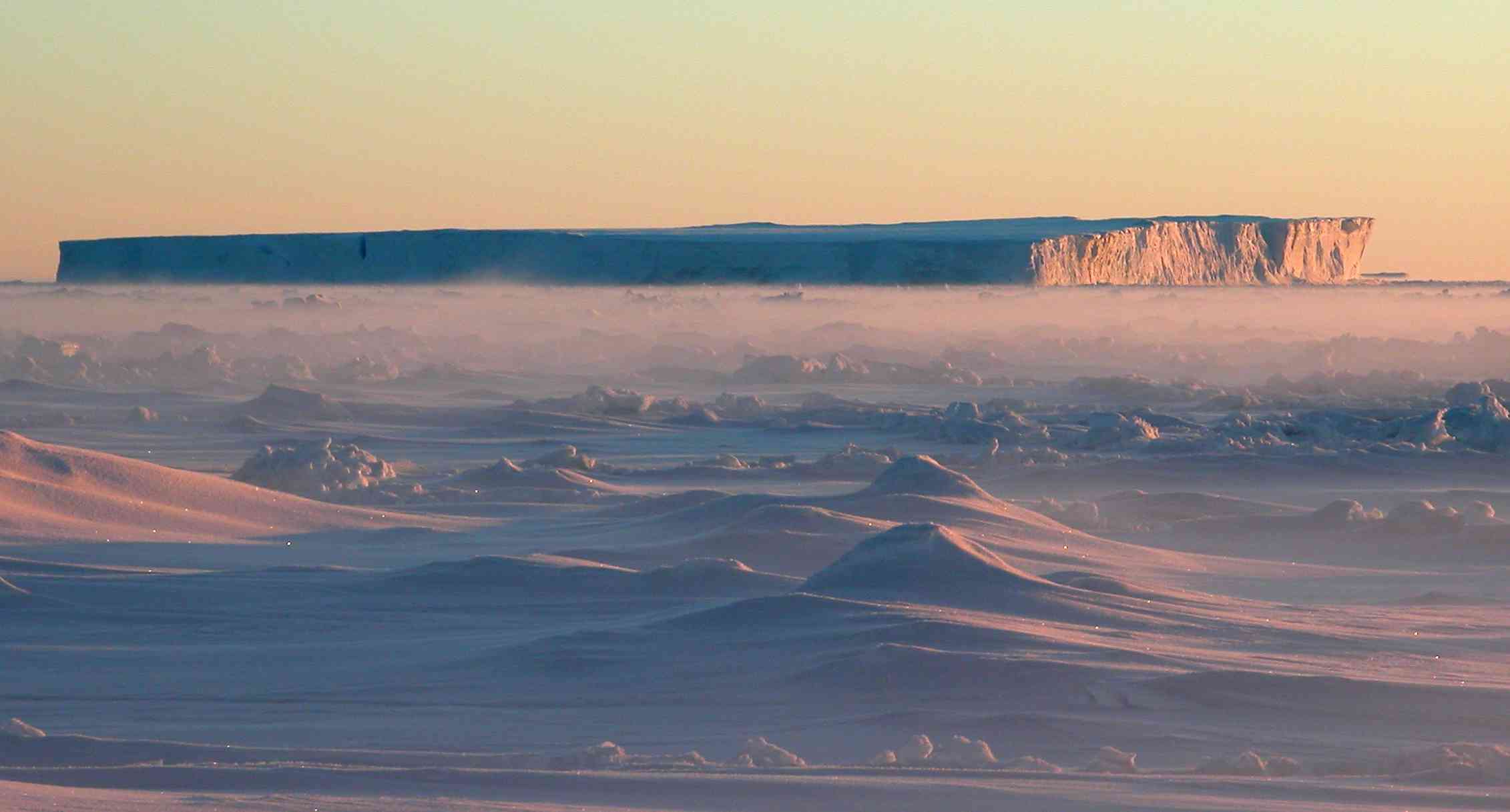 When an Antarctic iceberg the size of a country breaks away, what happens next?