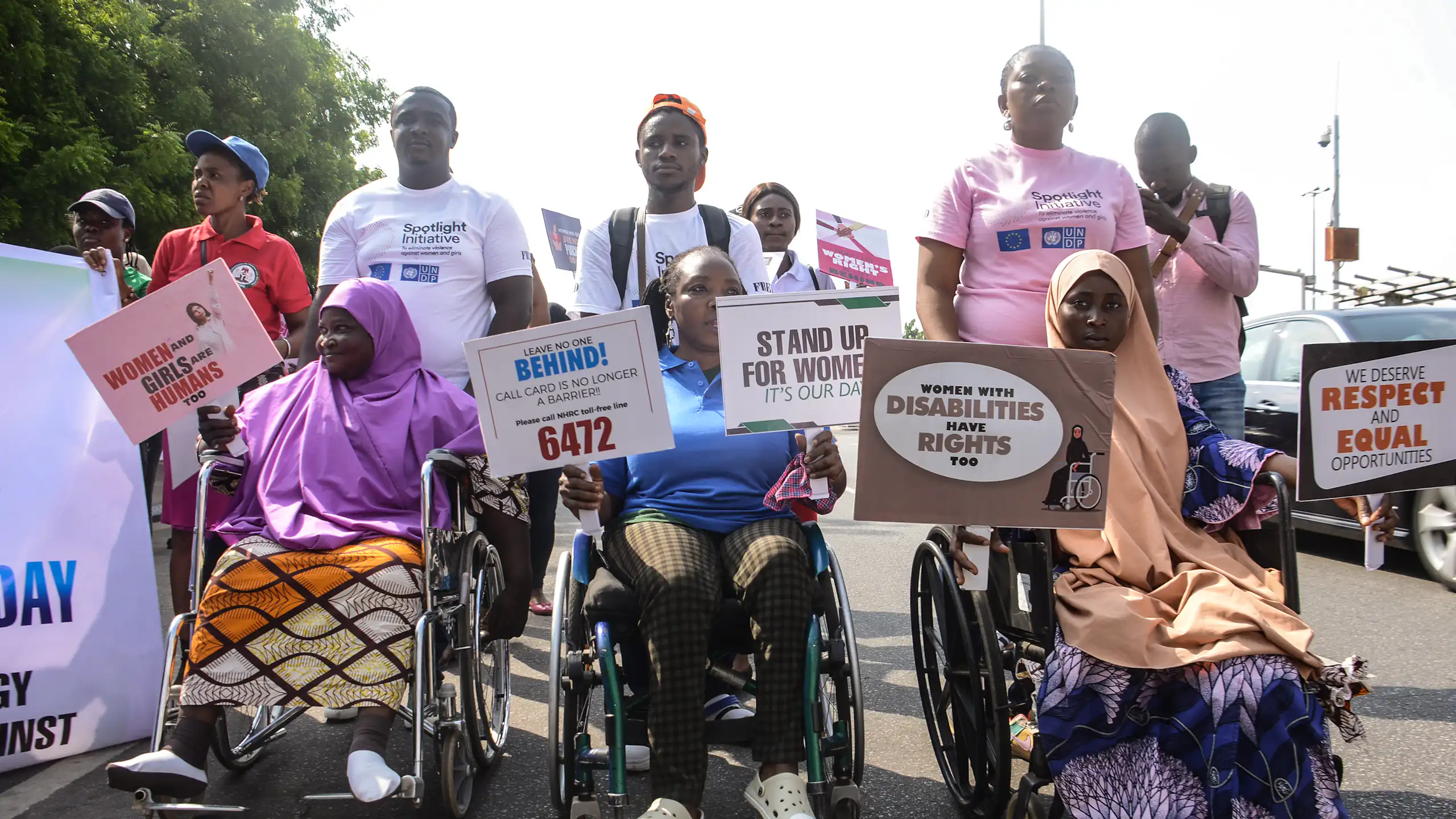 A group of women with disabilities.