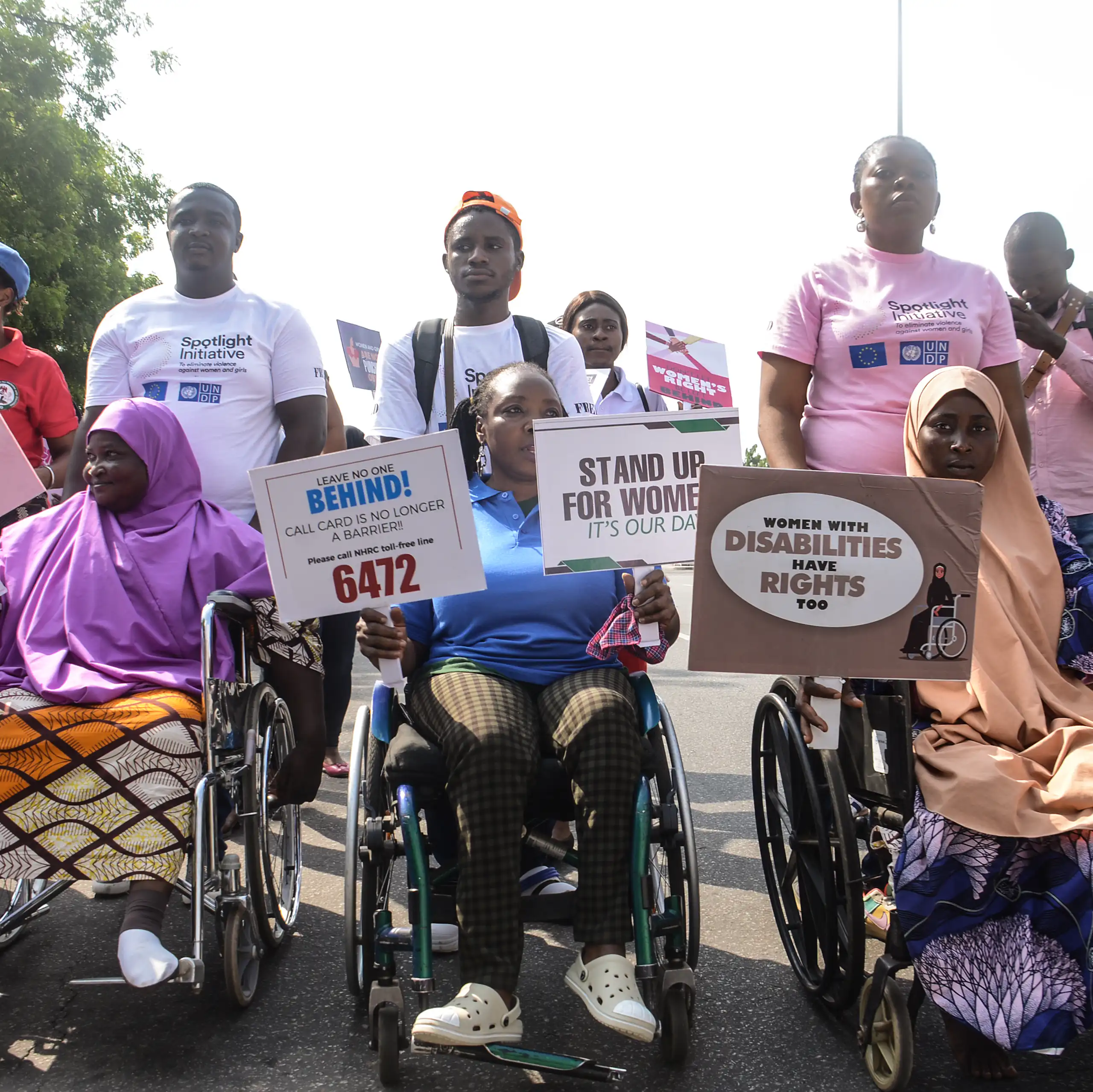 A group of women with disabilities.