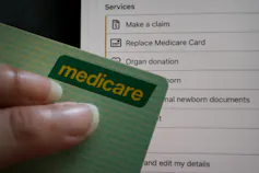the Australian Medicare smartphone app and medicare card