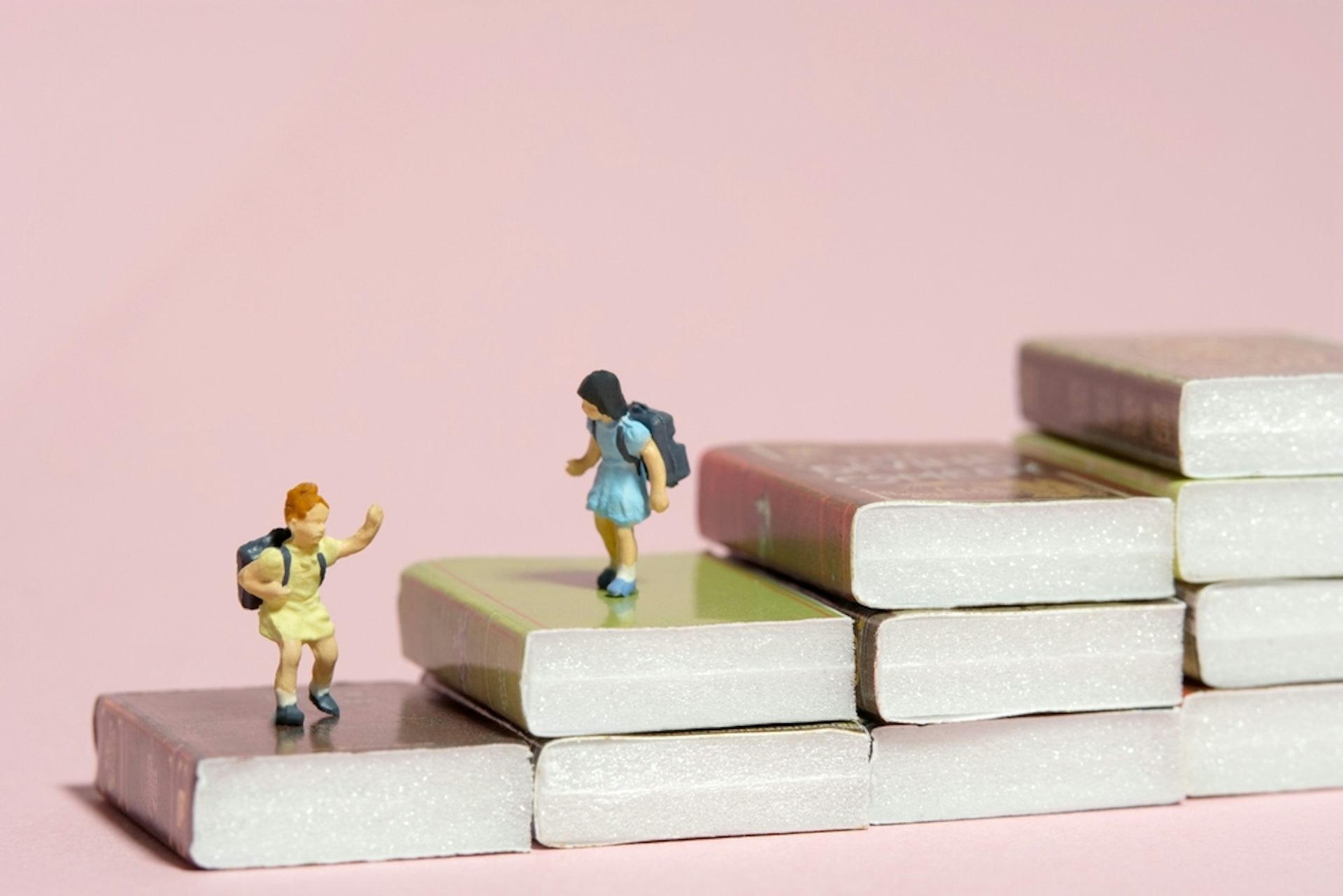Un podium fait de livres