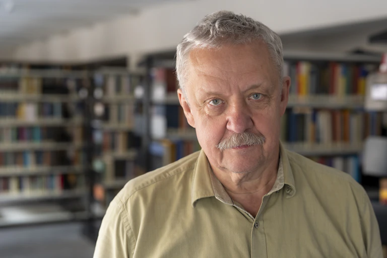 Portrait of the Russian mathematician Yurii Nesterov.