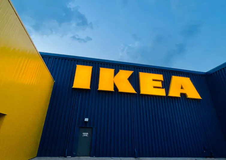 An IKEA store.