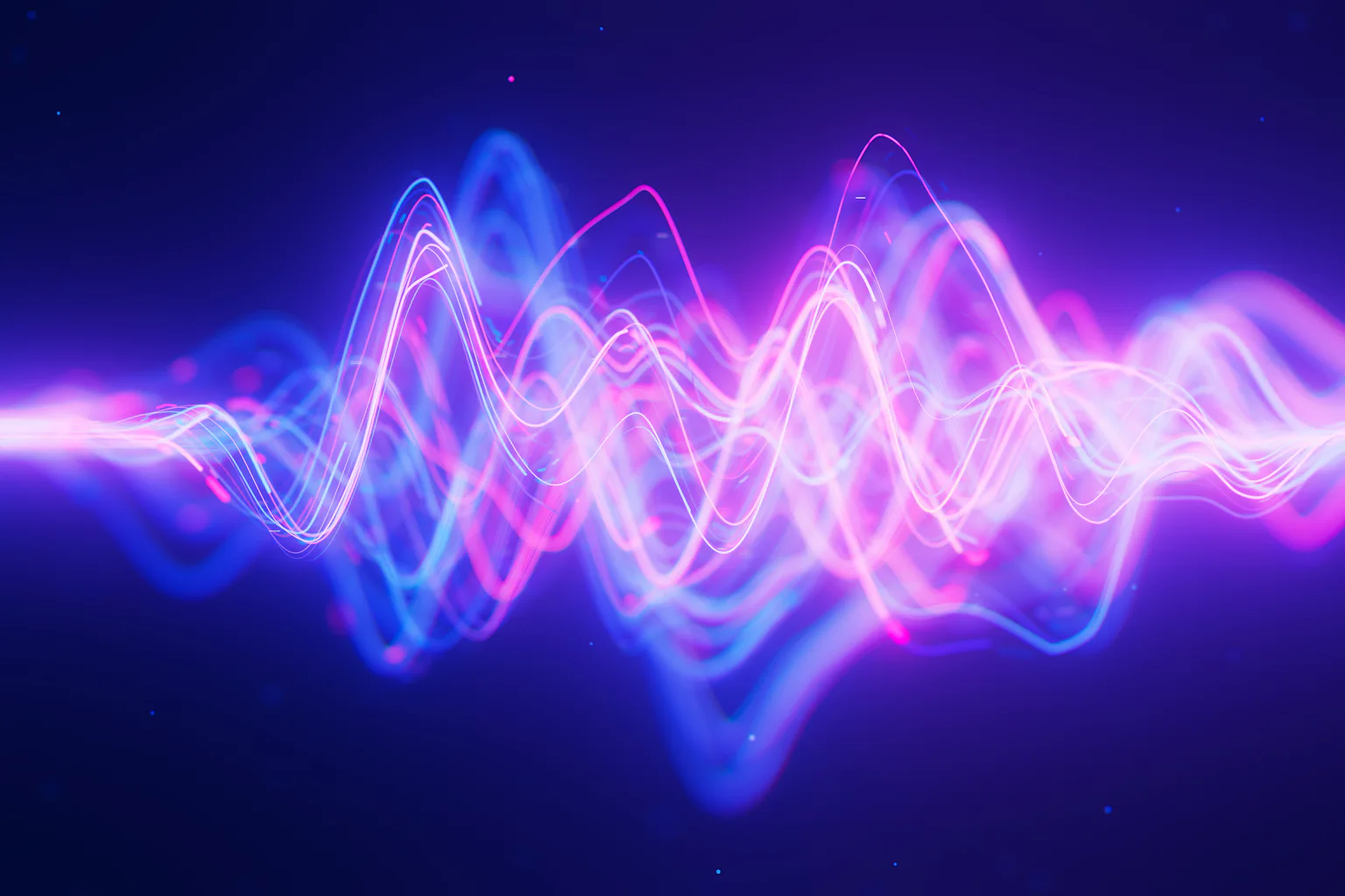An illustration of overlapping waves
