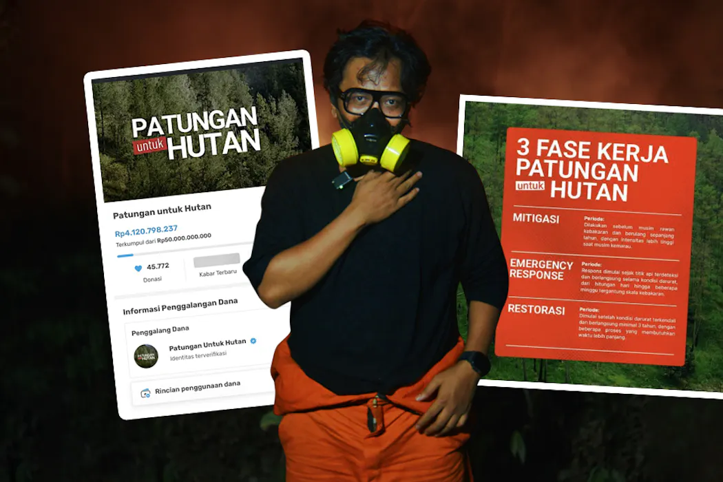 Patungan hutan ala Ferry Irwandi: Solusi atau gagal paham akar masalah karhutla?