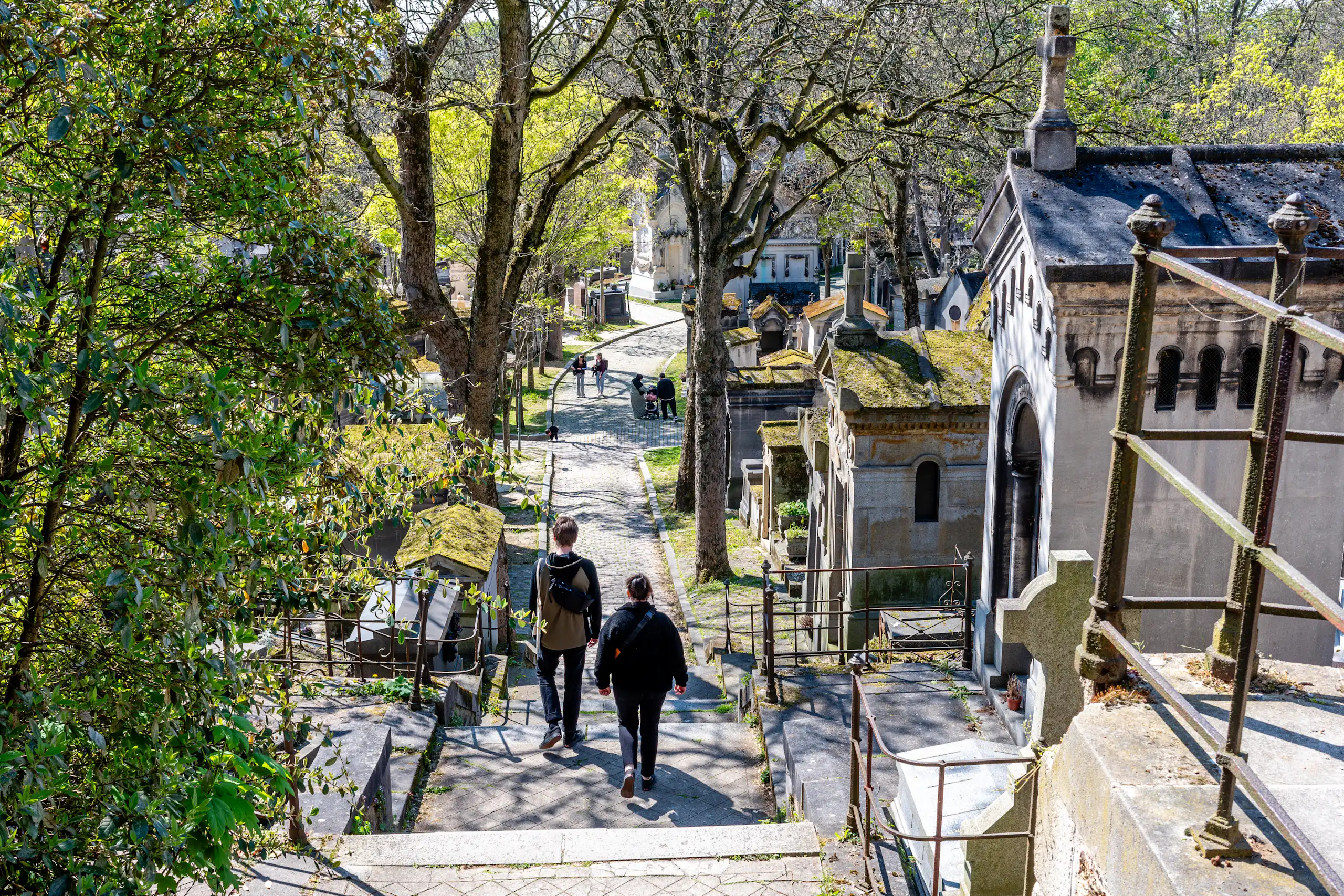Photo du cimetière du Père Lachaise, à Paris.