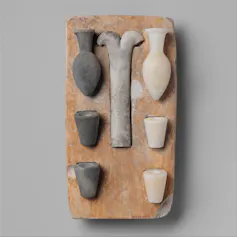 Maqueta de equipamiento para el 'ritual de la apertura de la boca' (Reino Antiguo, Dinastías V-VI, ca. 2465-2150 a.e.c.).